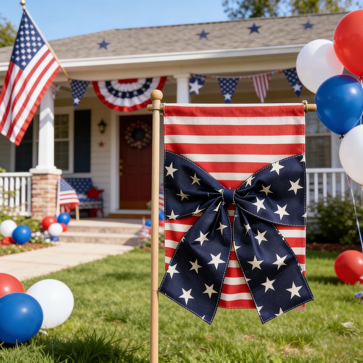 American Independence Day Garden Flag