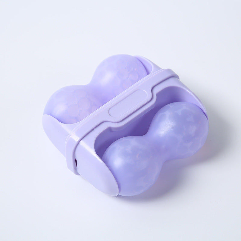 Handheld Double Head Ice Roller Facial Massager