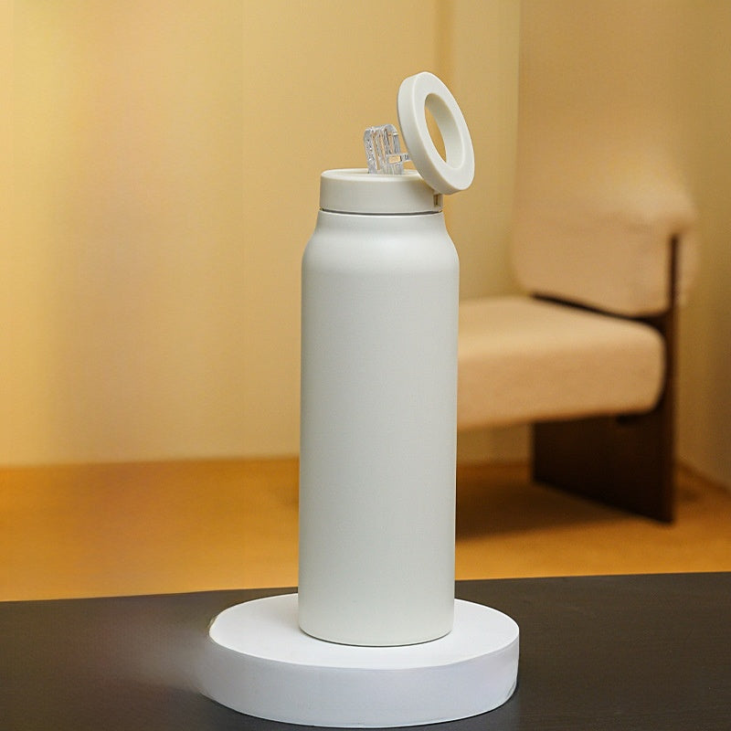 Magnetic Insulated Water Bottle with Phone Holder