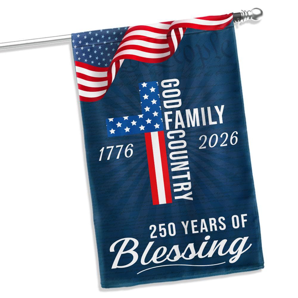America 1776-2026 Commemorative Flag