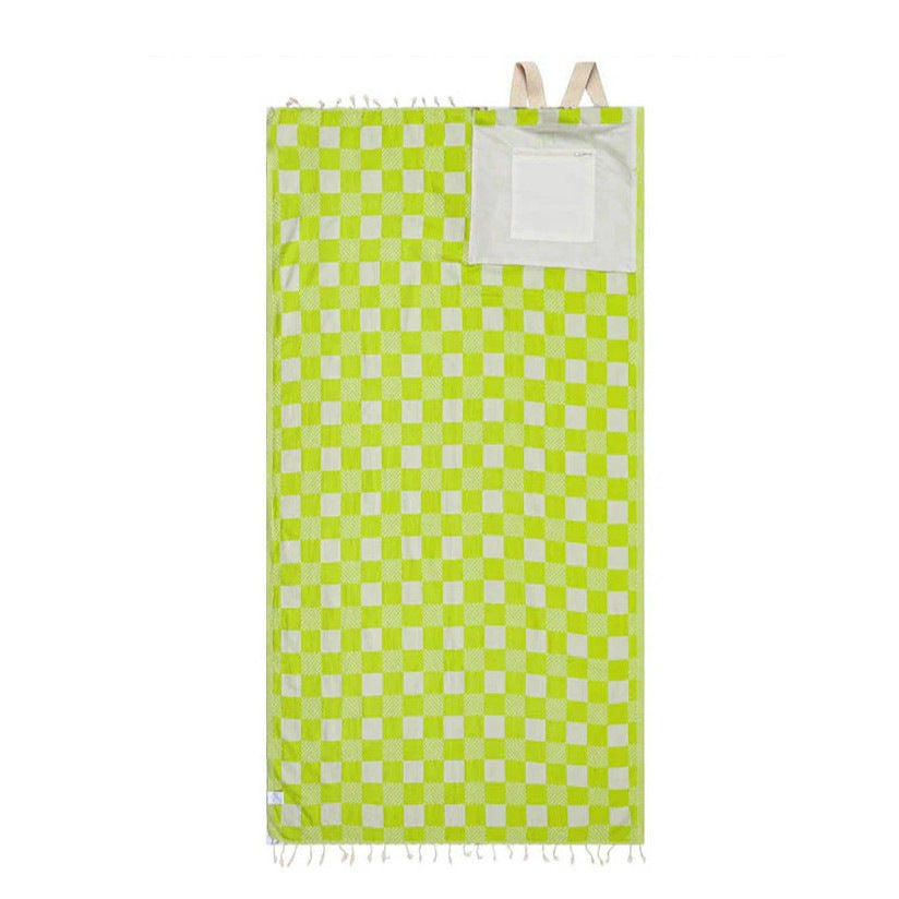 Cross-Border Bestseller Seashells Towel Bag, Two-In-One Convertible Beach Towel Bag