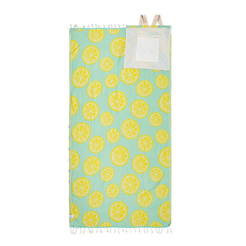 Cross-Border Bestseller Seashells Towel Bag, Two-In-One Convertible Beach Towel Bag