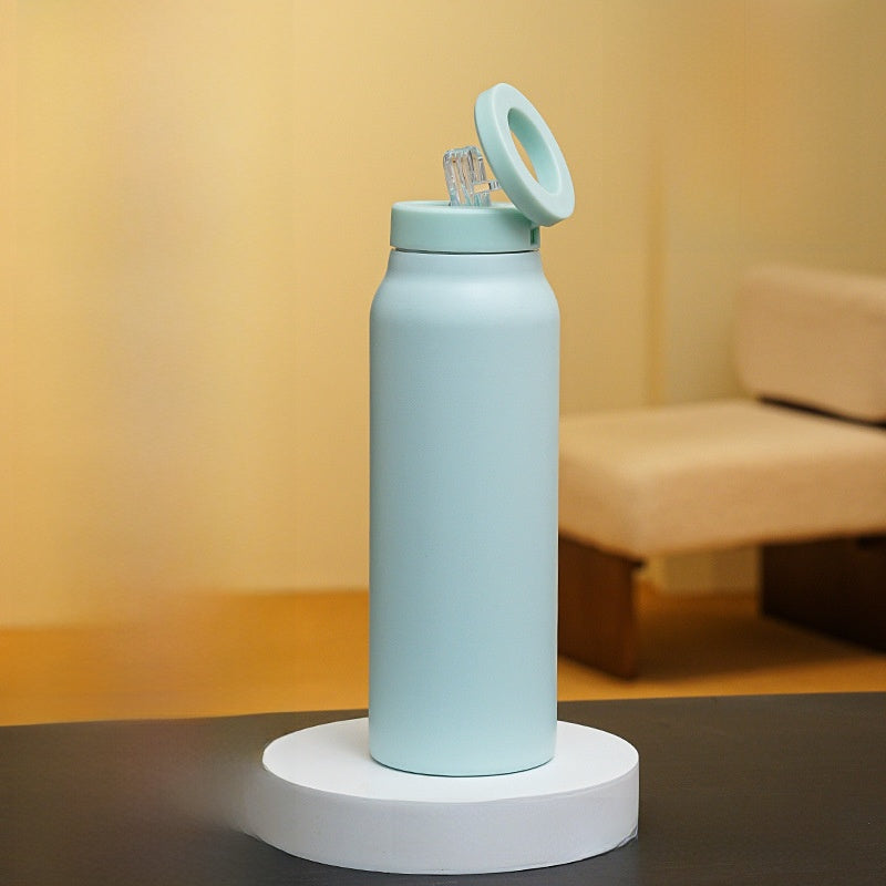Magnetic Insulated Water Bottle with Phone Holder