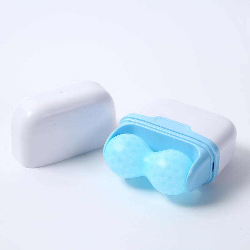 Handheld Double Head Ice Roller Facial Massager